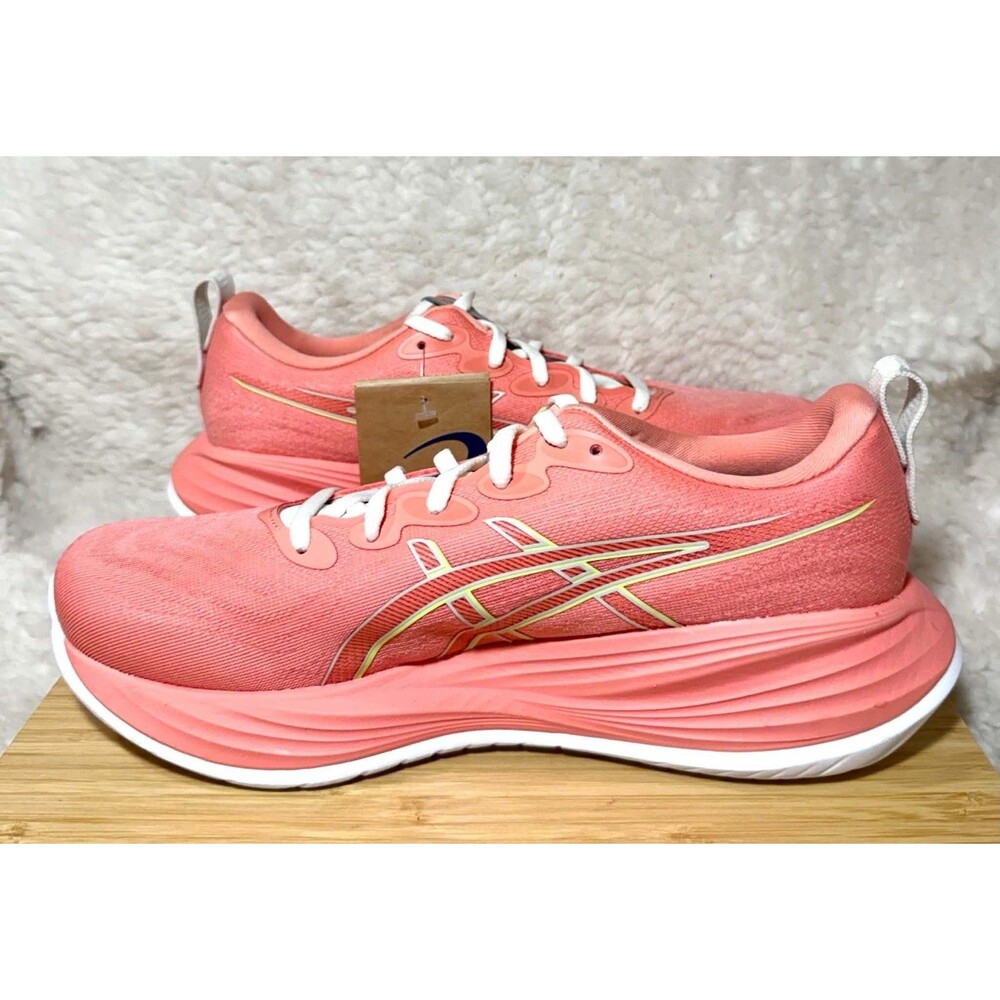 ASICS Gel-Cumulus 27 Women’s Running Shoes Size 10 Guava Lime Green NEW - Picture 4 of 8